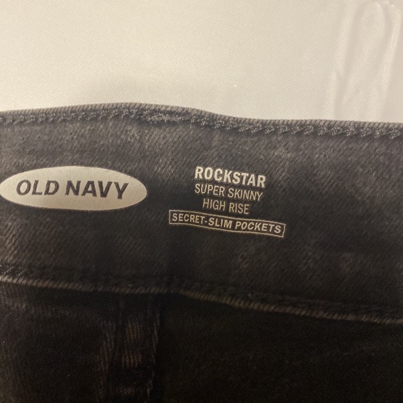 Old navy rockstar super skinny high rise women’s jeans secret-slim pockets - Picture 5 of 10